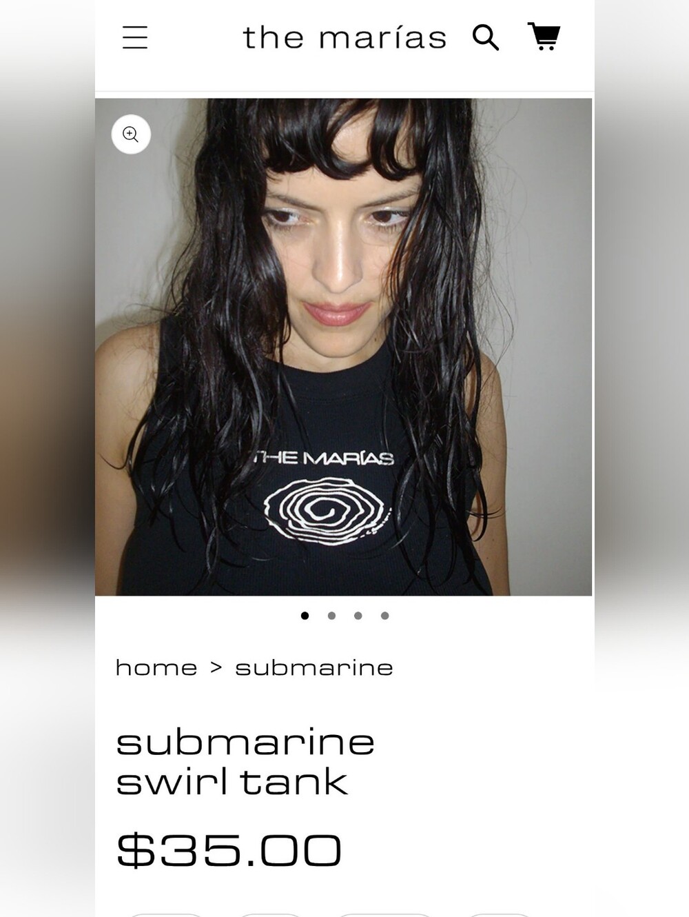 the Maria's submarine swirl tank top